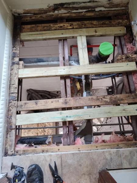 bathroom floor remodel 
