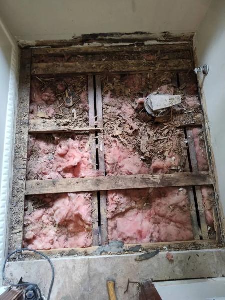 bathroom floor remodel 