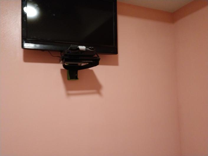 Before TV was moved.