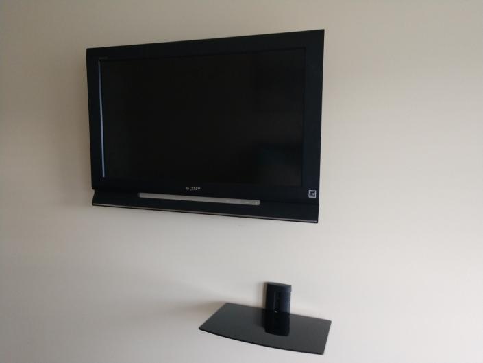 This is an after photo when the tv was mounted.