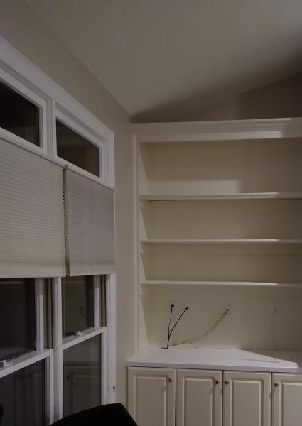 Added shelving and painting.